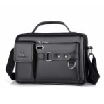 WEIXIER D235 Bolso de hombro para hombre Bolso de cuero portátil de PU