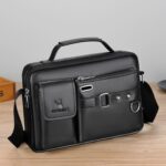 WEIXIER D235 Bolso de hombro para hombre Bolso de cuero portátil de PU - Imagen 2