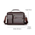 WEIXIER D235 Bolso de hombro para hombre Bolso de cuero portátil de PU - Imagen 3