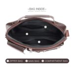 WEIXIER D235 Bolso de hombro para hombre Bolso de cuero portátil de PU - Imagen 4