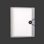 Transparente mate PP Soft Shell Cover Hand Accountive Page, Estilo:, A5 Horizontal Core