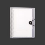 Transparente mate PP Soft Shell Cover Hand Accountive Page, Estilo:, A5 Cornell Core
