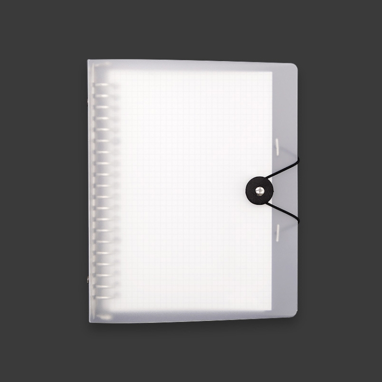 TBD0602140903.jpg Transparente mate PP Soft Shell Cover Hand Accountive Page, Estilo:, A5 Mesh Core - Imagen 1