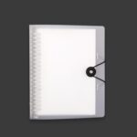 Transparente mate PP Soft Shell Cover Hand Accountive Page, Estilo:, A5 Point Array Core