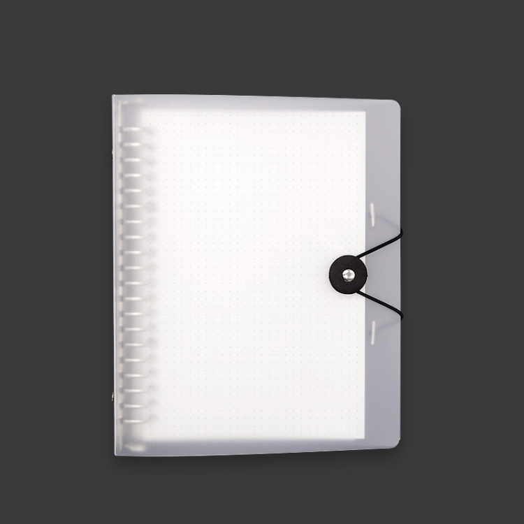 TBD0602140904.jpg Transparente mate PP Soft Shell Cover Hand Accountive Page, Estilo:, A5 Point Array Core - Imagen 1
