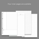 Transparente mate PP Soft Shell Cover Hand Accountive Page, Estilo:, B5 Horizontal Core - Imagen 3