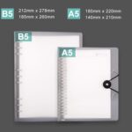 Transparente mate PP Soft Shell Cover Hand Accountive Page, Estilo:, B5 Point Array Core - Imagen 2