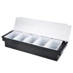 Caja de frutas compartimentada de gran capacidad, Five Grids