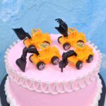 6 juegos de juguetes decorativos para vehículos de ingeniería para hornear pasteles - Imagen 4