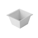 2 platos de aperitivos geométricos., Small Quartet (White)