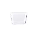 2 platos de aperitivos geométricos., Quadrilateral (Transparent)