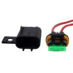 10 PCS Car Slice Portafusibles Caja de fusibles a prueba de agua Caja de fusibles de línea de cinta, 10 PCS Slice Fuse Holder