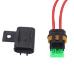 10 PCS Car Slice Portafusibles Caja de fusibles a prueba de agua Caja de fusibles de línea de cinta, 10 PCS Slice Fuse Holder - Imagen 2