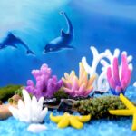 10 PCS Simulación Resina Coral Acuario Pecera Pequeños Adornos, No. 2 White - Imagen 3