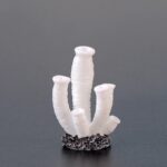 10 PCS Simulación Resina Coral Acuario Pecera Pequeños Adornos, No. 6 White