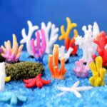 10 PCS Simulación Resina Coral Acuario Pecera Pequeños Adornos, No. 8 White - Imagen 2