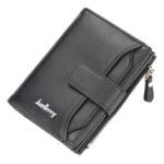 Baellerry D3218 - Cartera corta con cremallera y ranura para varias tarjetas para hombre, tarjetero de gran capacidad