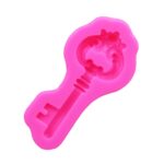 Molde de silicona para pastel de Fondant de llave Retro de 2 uds., Retro Key