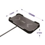 Cargador inalámbrico antideslizante para coche POLMXS C12 - Imagen 2