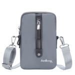 Baellerry Hombres Bolso de hombro Simple Casual Gran capacidad Messenger Bag Business Cremallera Cartera