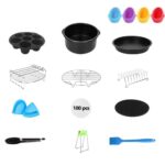 13 PCS / Set de 8 pulgadas Aire Fryer Accesorios para hornear