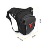 MOTOCENTRIC 11-MC-0105 Bolsa de pierna para montar en motocicleta Riñonera, 11-MC-0105 (Blue) - Imagen 3