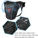 MOTOCENTRIC 11-MC-0105 Bolsa de pierna para montar en motocicleta Riñonera, 11-MC-0105 (Blue) - Imagen 5
