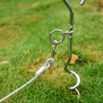 Perno de fijación de clavo de tierra de acero inoxidable para correa para mascotas al aire libre, especificación:, Upgrade + Wire Rope - Imagen 4