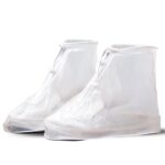 1 par de cubiertas de zapatos impermeables antideslizantes para exteriores lluviosos, cubierta de zapatos de uso repetitivo grueso, XL