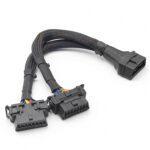 2 en 1 16Pin CAPE OBD Cable de extensión Cable convertido Cable