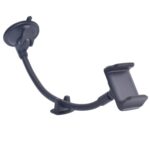 2 PCS Ventosa Manguera larga y suave Parabrisas Coche Soporte de clip para teléfono móvil