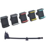2 PCS Ventosa Manguera larga y suave Parabrisas Coche Soporte de clip para teléfono móvil - Imagen 2