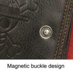 MenBense Men Multi-Card 2 Fold Short Wallet Carrying Card Case, Negro, Marrón - Imagen 4