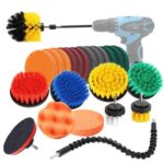 Juego de cepillos de perforación eléctrica de pulido de eliminación de polvo de limpieza de varilla universal, 24 PCS / Set