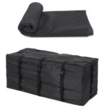 600D tela impermeable doble cremallera 8 hebilla bolsa de techo bolsa de equipaje, estilo:, Roof Bag+Non-slip Mat