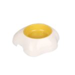 2 cuencos de yema de huevo para mascotas, cuenco antigolpes para perros y gatos, estilo:, Single Bowl