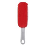 Herramienta de eliminación de polvo multifunción de cubo suave de cepillo de lavado de autos de 5 piezas, Red Sponge Brush
