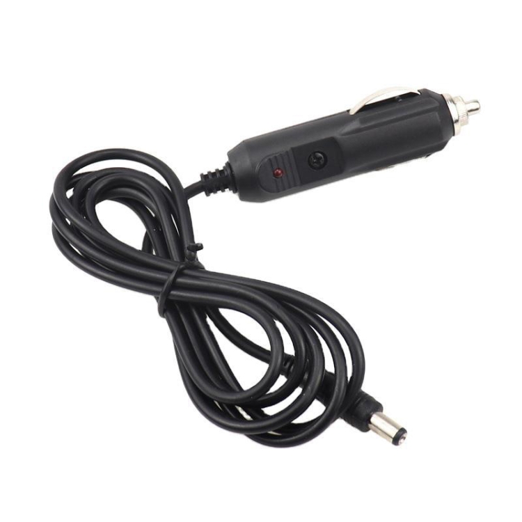 TBD06022933.jpg 6 pcs enchufe de encendedor de cigarrillo con fusible / indicador Cabez de CC: 2.1x5.5 mm, longitud del cable: 1.6m - Imagen 1