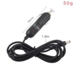 6 pcs enchufe de encendedor de cigarrillo con fusible / indicador Cabez de CC: 2.1x5.5 mm, longitud del cable: 1.6m - Imagen 3