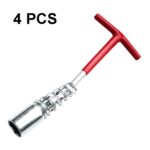4 piezas de llave de manga de bujía de coche, herramienta universal de desmontaje de coche, estilo:, 21mm Short