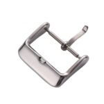 10 accesorios de reloj con hebilla de acero inoxidable chapado en IP., Rose Gold 22mm - Imagen 3