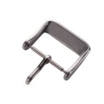 10 accesorios de reloj con hebilla de acero inoxidable chapado en IP., Gold 12mm - Imagen 4