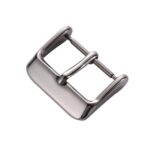 10 accesorios de reloj con hebilla de acero inoxidable chapado en IP., Silver 22mm