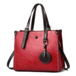 1688 Bolso de señora vintage multifuncional, Rojo, Verde, Negro, Caramel Colour, Marrón, Café