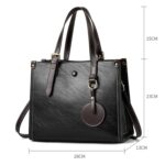 1688 Bolso de señora vintage multifuncional, Rojo, Verde, Negro, Caramel Colour, Marrón, Café - Imagen 3
