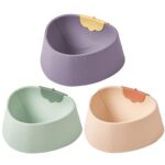 Tazón antideslizante con forma de fresa para mascotas de 3 uds., Pink - Imagen 4