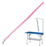 4 PCS Baño para mascotas y mesa de aseo Cuerda fija Cuerda de tracción para perros, Pink