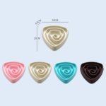 2 PCS Pet Plastic Triangle Anti-Choke Bowl Antideslizante Slow Food Dog Bowl, Small Pink - Imagen 3