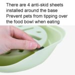 Tazón antiahogo para mascotas de 3 uds., tazón de comida lenta para gatos y perros, Slow Food Column Green - Imagen 6