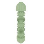 2 uds. Juguete con forma de oruga para mascotas, palo interactivo resistente al desgaste para masticar dientes, Caterpillar Shape Avocado Green